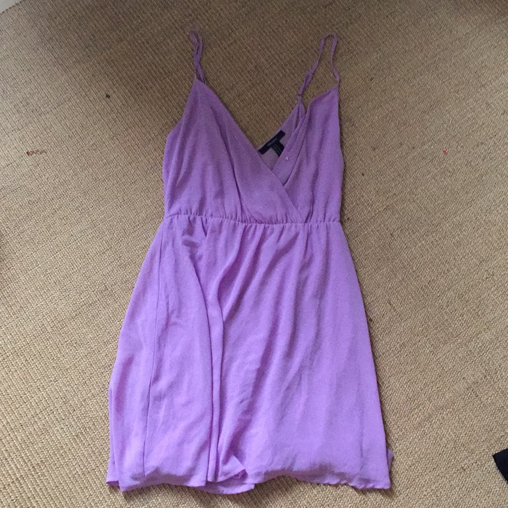 Light purple chiffon dress
